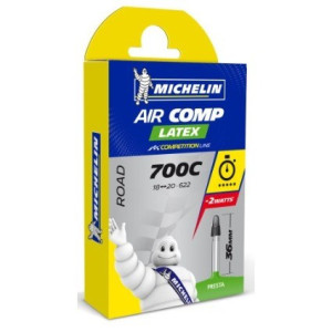 Chambre à air Michelin AIRCOMP LATEX A1 - 700x18/23c Presta 36 mm