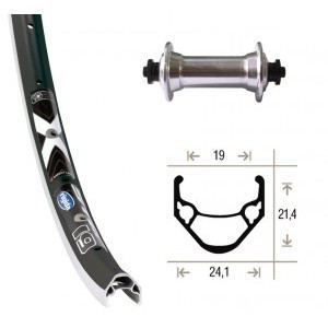 Roue Avant Rigida / Shimano RM30 28' (622 / 19)