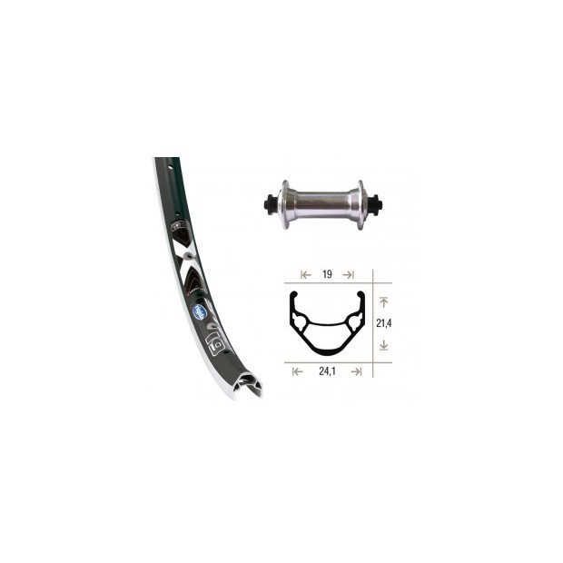 Roue Avant Rigida / Shimano RM30 28' (622 / 19)