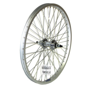 Roue Arrière BMX 20 x 1.75 48 T Argent