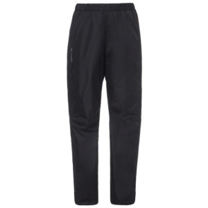 Pantalon de Pluie Femme Vaude Fluid Full-Zip - Noir