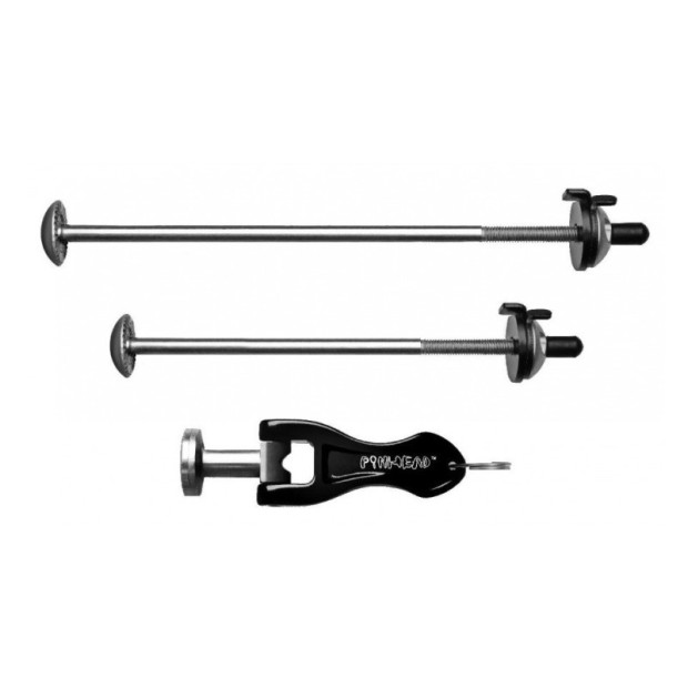 Pack de Serrages Rapides Antivols Pinhead pour Roues Avant et Arrière