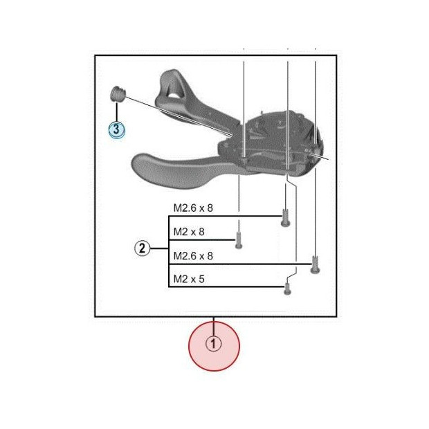 Corps de Manette de Dérailleur Shimano Tiagra SL-4700 - Gauche