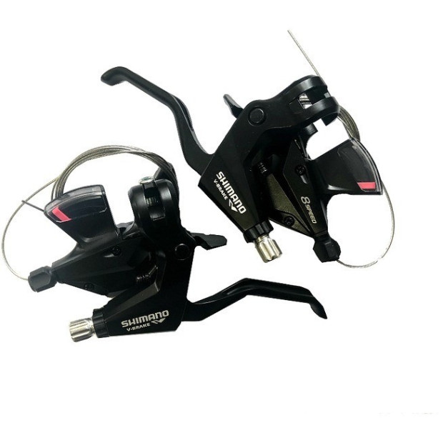 Paire Manettes de Vitesses et Leviers de Freins Shimano Altus ST-M310-L-2 - 8 Vitesses - Noir