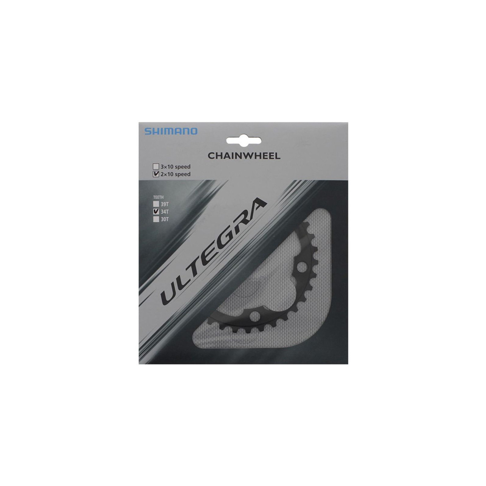 Plateau Intérieur Shimano Ultegra FC6750 34 Dents Noir