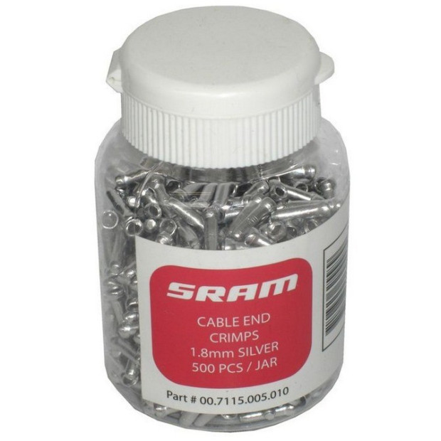 Embouts de Câble de Frein SRAM PitStop Argent x500