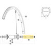 Axe de Roue Avant Mavic R-Sys/Ksyrium SL/Ksyrium SLS