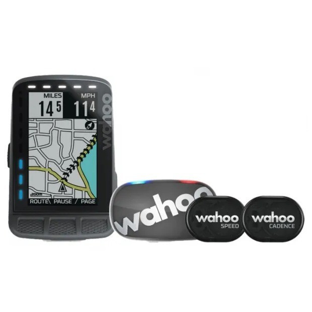 Compteur Vélo GPS Wahoo Elemnt Roam Bundle HRM +  Capteurs Vitesse/Cadence/Cardiaque