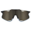 Lunettes 100% Hypercraft Noir Mat Soft Tact / Verres Or