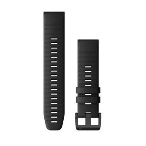Bracelet Garmin QuickFit pour Fenix 6 - Silicone Noir