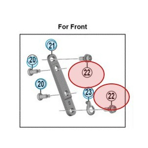 Vis de Fixation d'Etrier de Frein Avant Shimano Dura-Ace BR-R9170