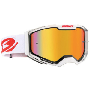 Masque Cross Kenny Ventury Phase 2 Blanc/Argent