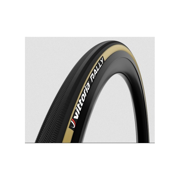 Boyau Vittoria Rally Kevlar 700x23C Noir/Beige