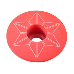 Bouchon de potence Supacaz Star Capz Thermolaqué 31,8mm - Hot Pink
