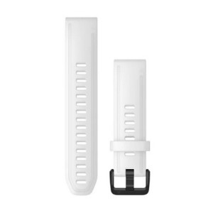 Bracelet Garmin QuickFit pour Fenix 6S - Silicone Blanc