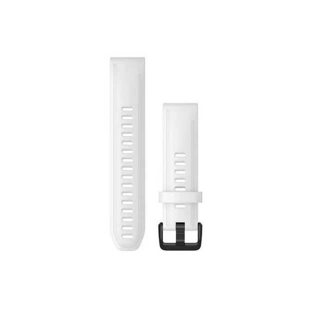 Bracelet Garmin QuickFit pour Fenix 6S - Silicone Blanc