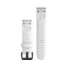 Bracelet Garmin QuickFit pour Fenix 6S - Silicone Blanc