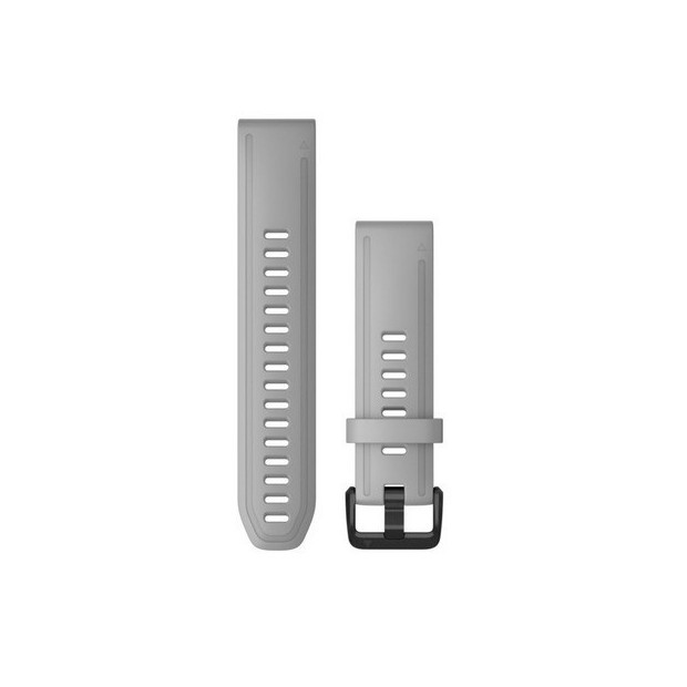 Bracelet Garmin QuickFit pour Fenix 6S - Silicone Gris poudré