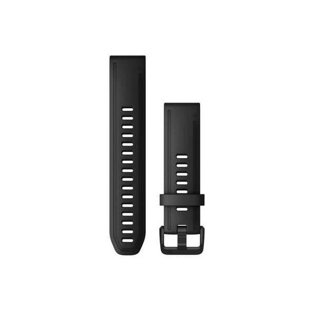 Bracelet Garmin QuickFit pour Fenix 6S - Silicone Noir