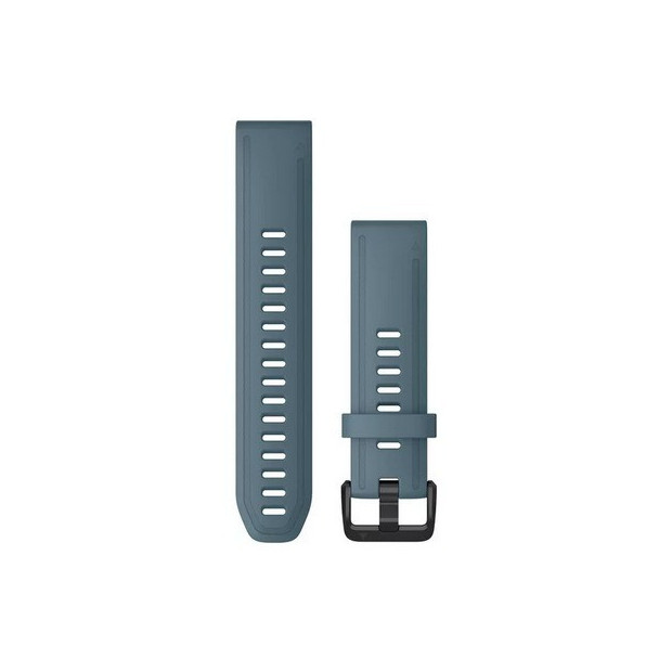 Bracelet Garmin QuickFit pour Fenix 6S - Silicone Bleu lagon