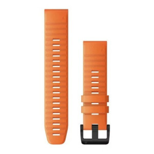 Bracelet Garmin QuickFit pour Fenix 6 - Silicone Orange