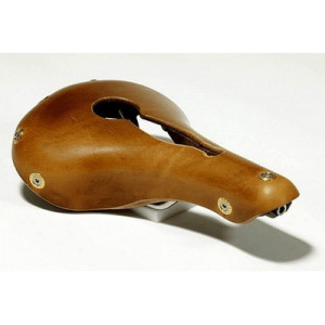 Selle ouverte Berthoud Marie Blanque Cuir - Naturel