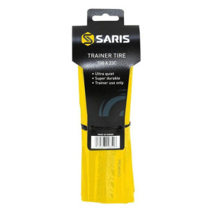Pneu Saris pour Home Trainer à Rouleaux - 700Cx23 (23-622) - Jaune