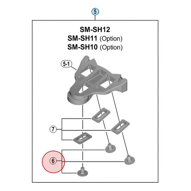 Vis de Cales Shimano Dura Ace PD-R9100