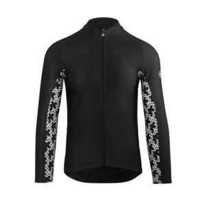Maillot manches longues Assos MILLE GT Spring/Fall - Noir/Blanc