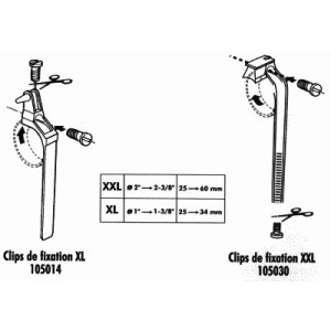 Paire de CLIPS 105002 105010 105031