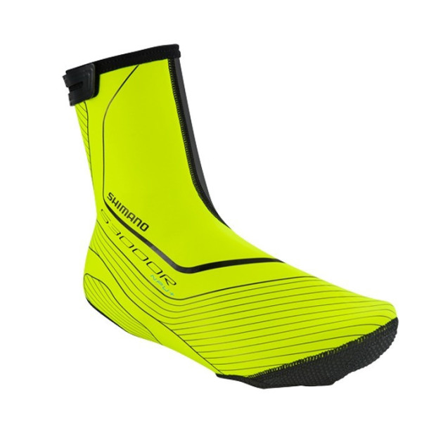 Couvre-chaussures Route  Shimano S3000R NPU+ - Fluo