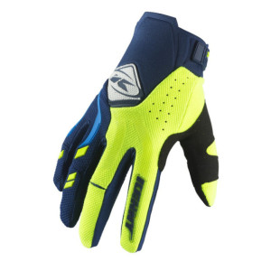 Gants Kenny Performance Adulte - Bleu Marine/Citron Vert