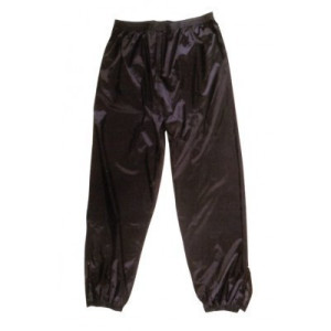 Le sur-pantalon de pluie Vaude Bike Padded Chaps dispo chez Cyclable