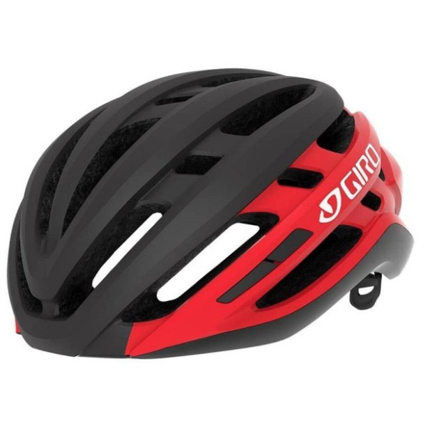 Casque Giro Agilis MIPS Noir Mat/Rouge Brillant