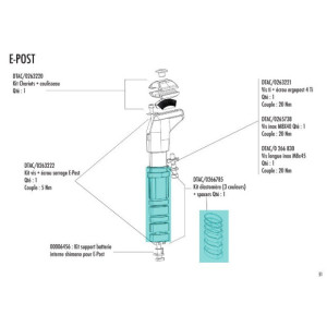 Kit Elastomère Look E-Post - DTAC/0266785