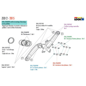 Clé de pédalier Look Zed - DTAC/0268984