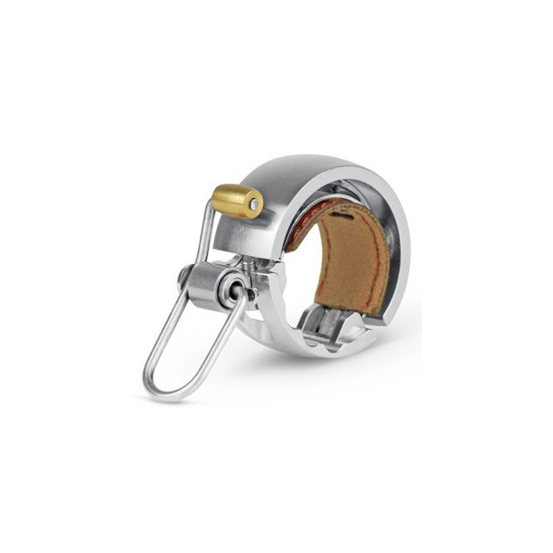 Sonnette Knog Oi Luxe Argent Poli