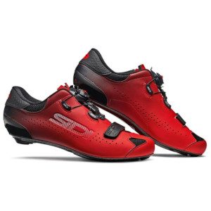 Chaussures Route Sidi Sixty Noir/Rouge