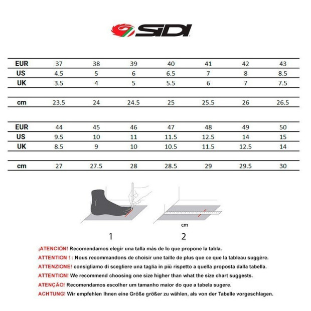 Chaussures Route Sidi Sixty Noir/Rouge