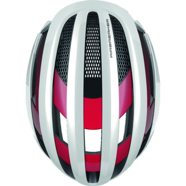 Casque Abus Air Breaker - Blanc-Rouge