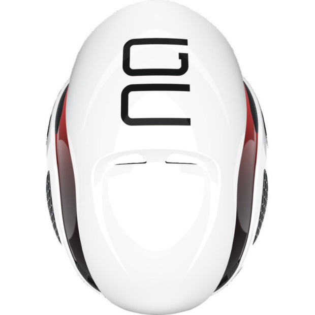 Casque Abus Game Changer - Blanc-Rouge