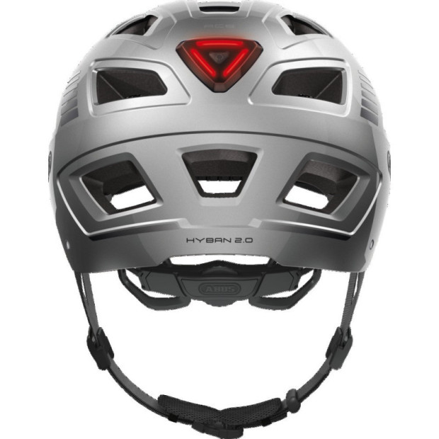 Casque Abus Hyban 2.0 - Signal Argent