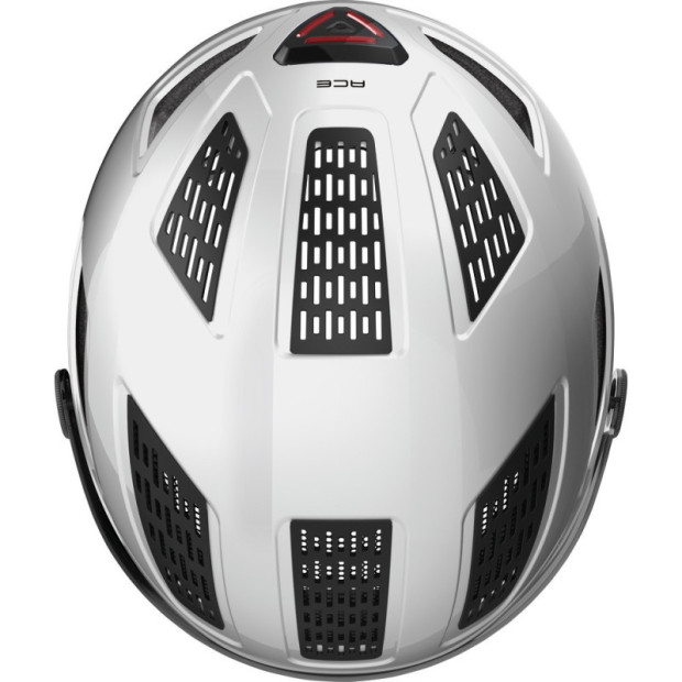 Casque Abus Hyban 2.0 ACE - Blanc Polaire