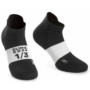 Chaussettes Eté Basses Assos Hot Summer Noir/Blanc