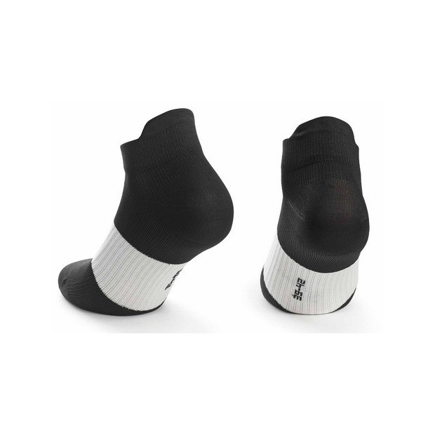 Chaussettes Eté Basses Assos Hot Summer Noir/Blanc