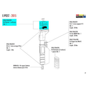 Kit Chariot + coulisseau Look E-Post - DTAC/0263220