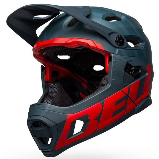 Casque Bell Super DH MIPS Bleu/Rouge