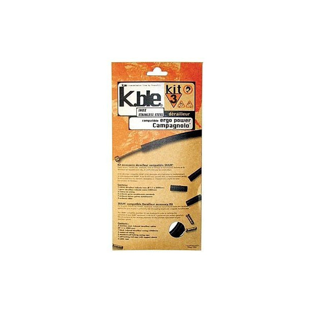 Kit Cable et gaine Derailleur Transfil K.ble Inox