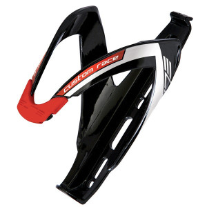 Porte-bidon Elite Custom Race - Noir Glossy / Rouge