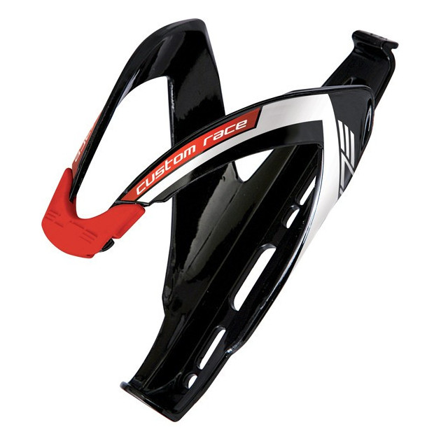 Porte-bidon Elite Custom Race - Noir Glossy / Rouge